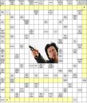 Jackie Chan akciószínészről keresztrejtvény